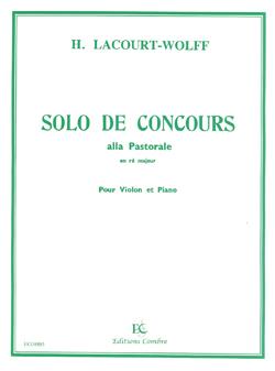 Solo de concours en ré maj. Alla pastorale
